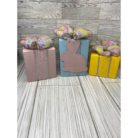 Easter wooden gifts with rustic decoration. - Picture 4 of 11